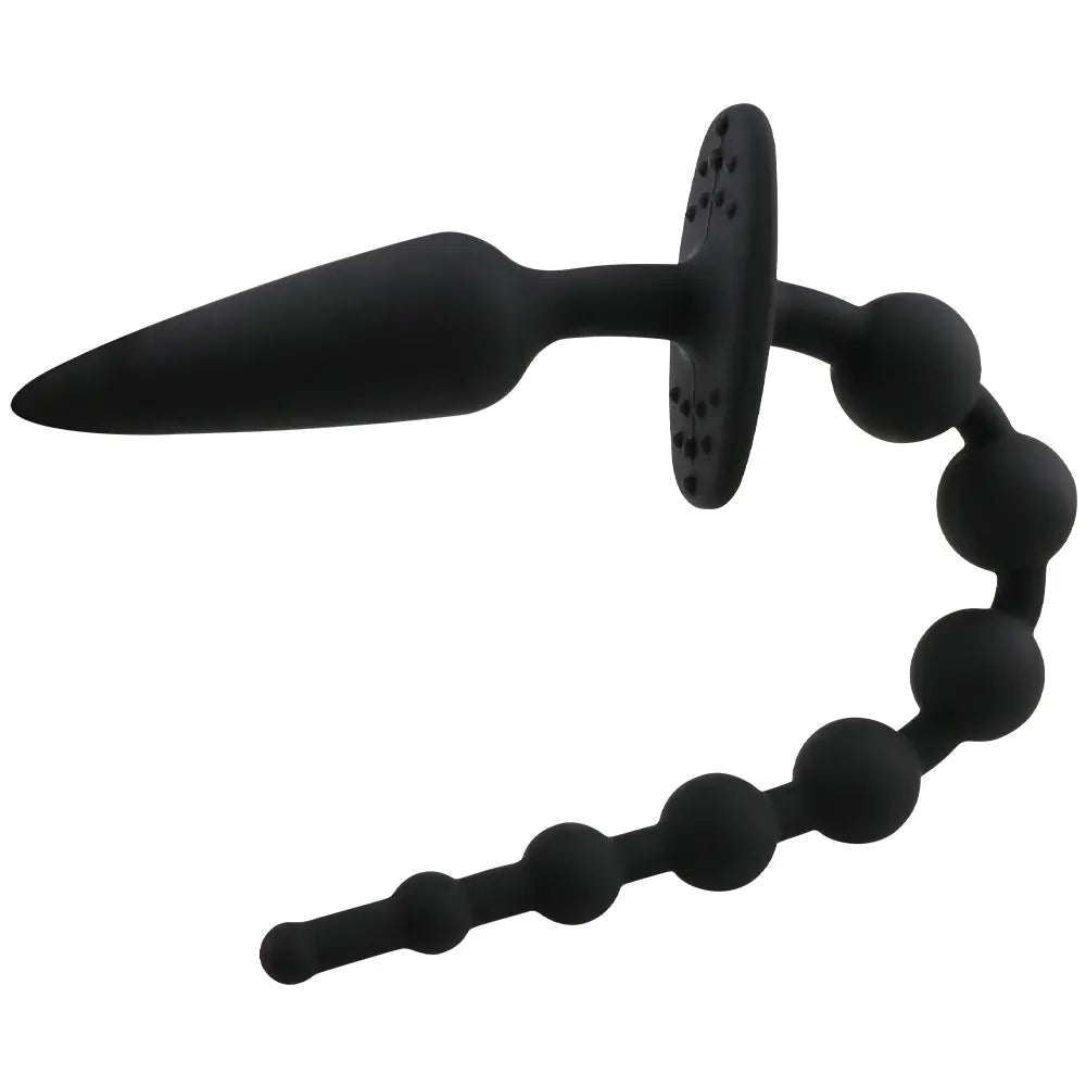 Silicone Beaded Anal Plug Prostate Massager