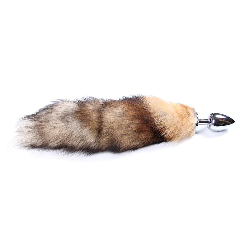 Fox Tail Anal Plug - Metal Pleasure Toy