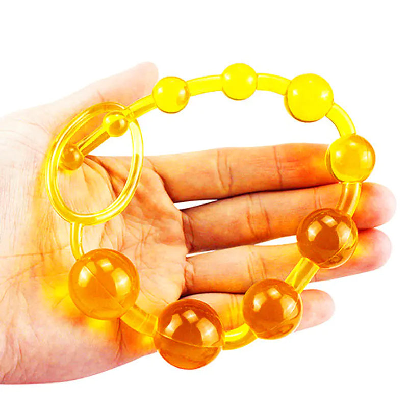 10-Bean Colorful Anal Beads for Adult Pleasure