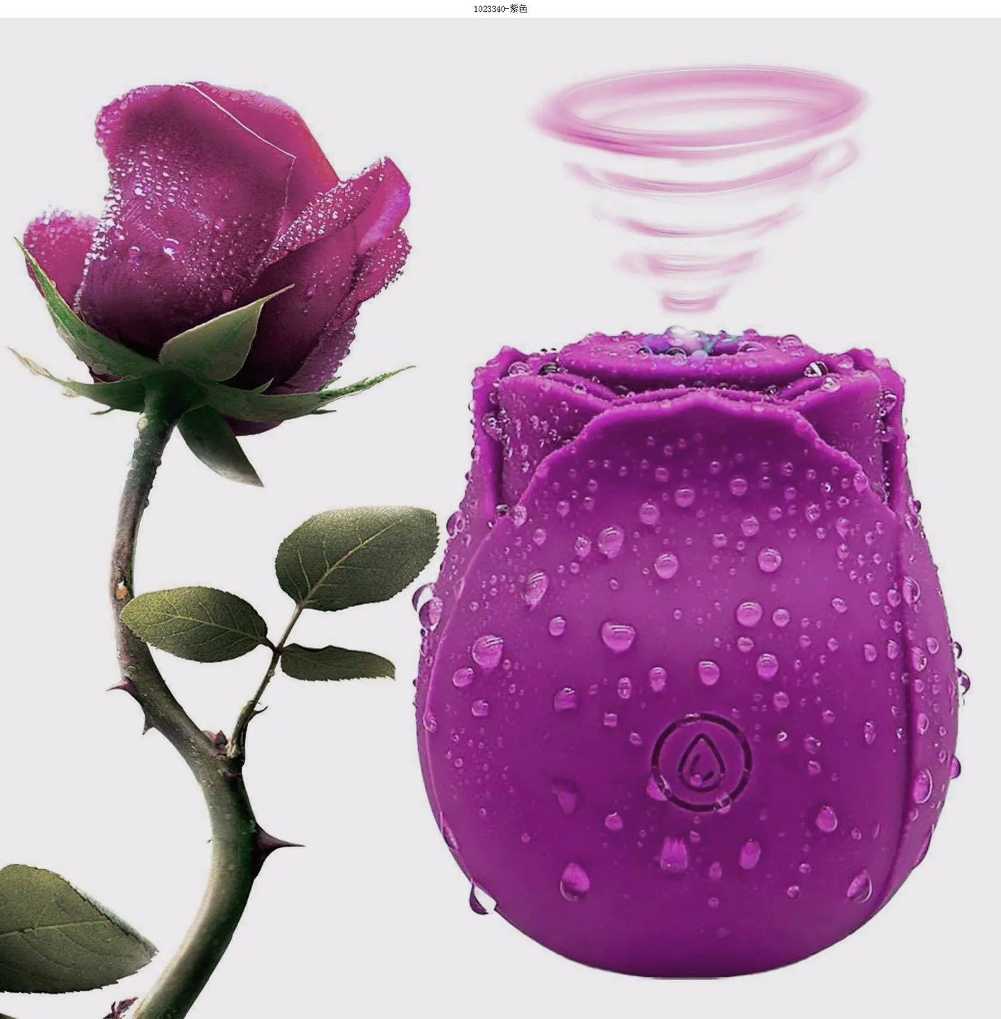 Rose Flower Egg Vibrator for Women - Adult Toy
