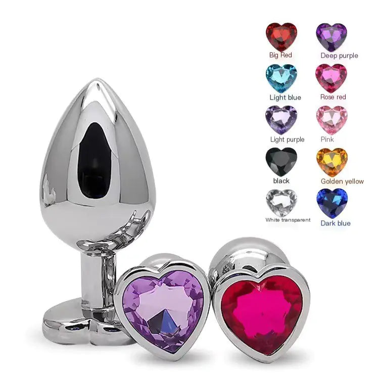 Metal Anal Plug for Couples - Alternative Pleasure Toy