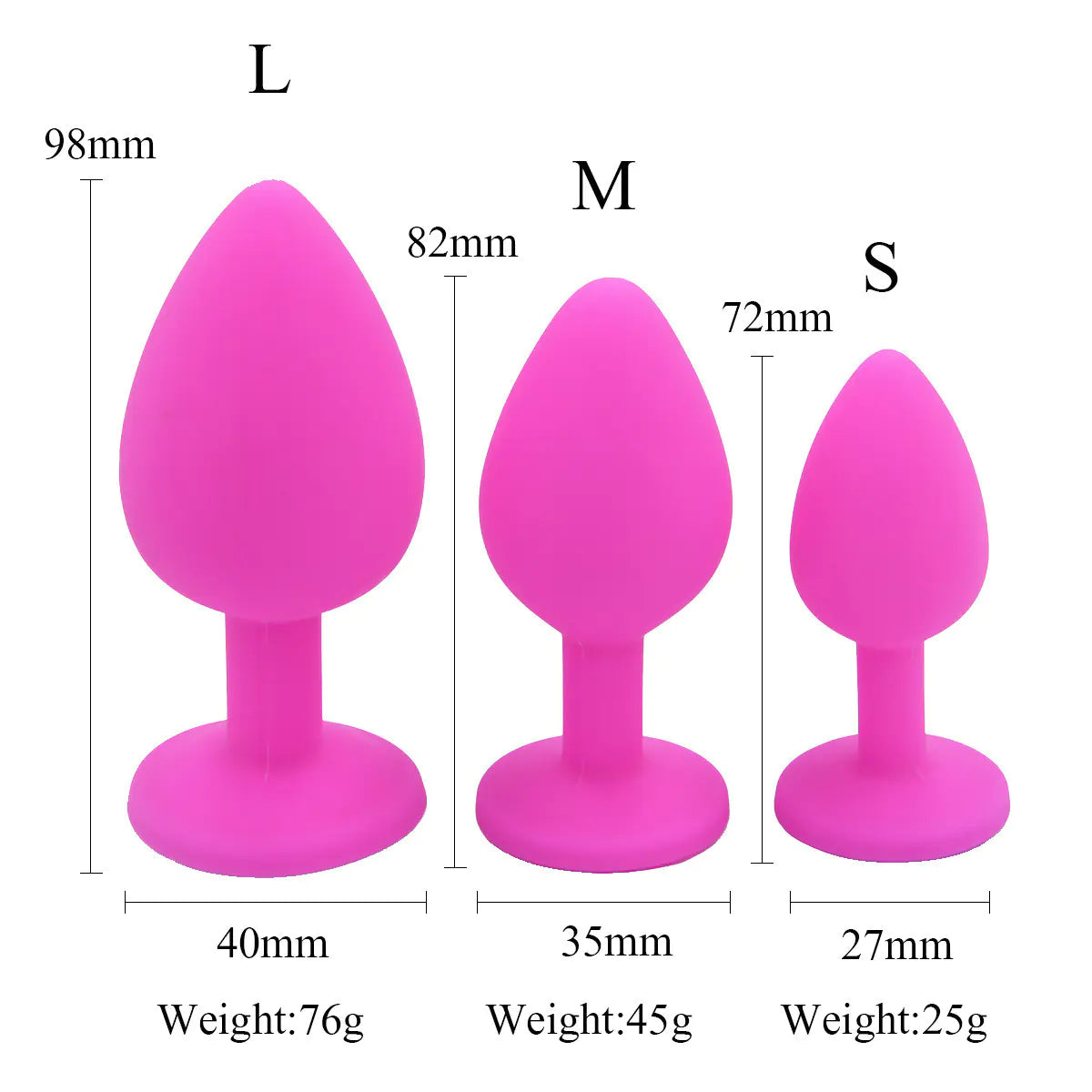 VelvetPulse Jewelled Silicone Butt Plug