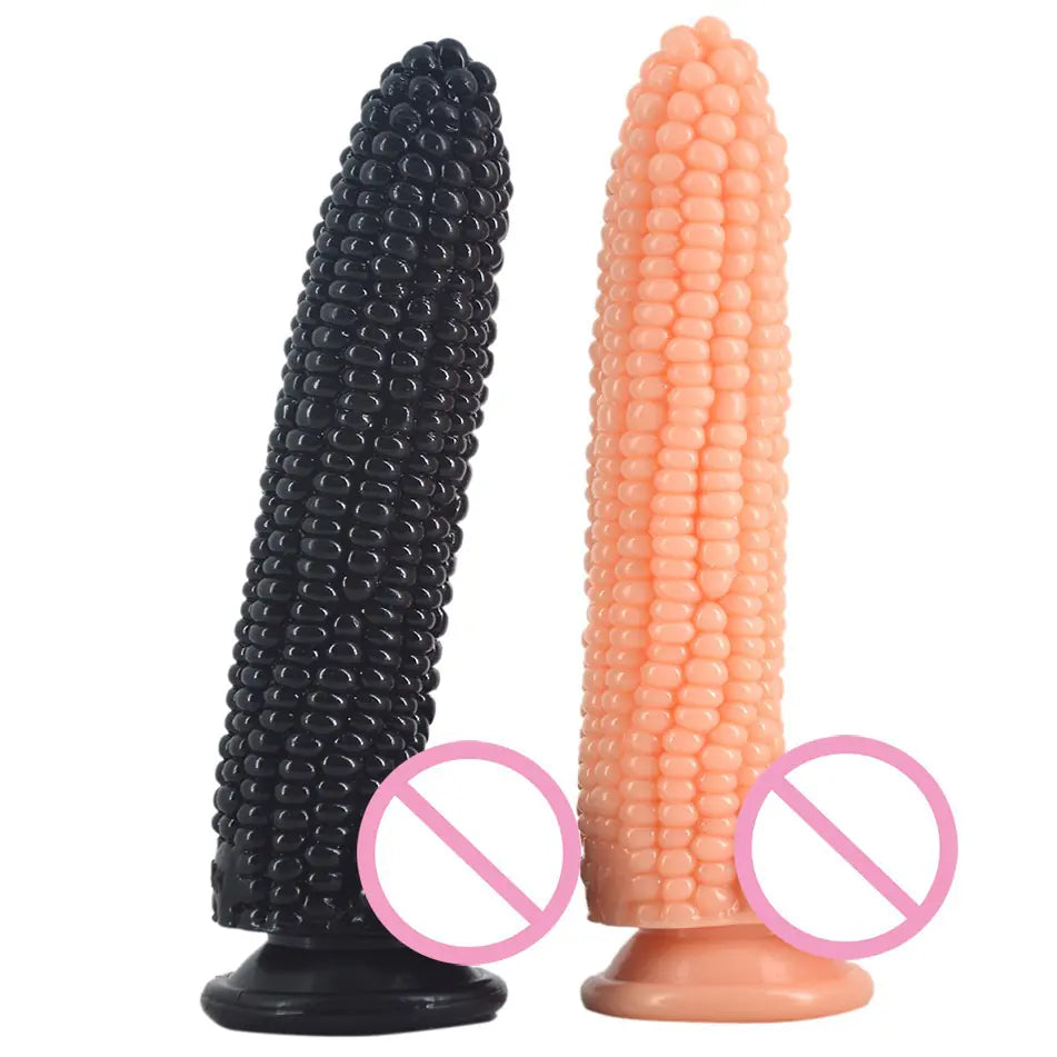 Corn-Style Realistic Masturbator and Anal Plug
