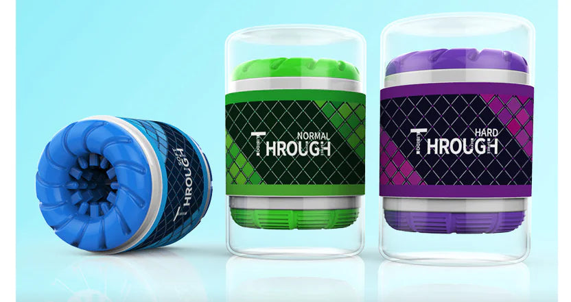 Dual-Ended Male Masturbator with Double Holes