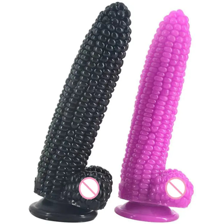 Corn-Style Realistic Masturbator and Anal Plug