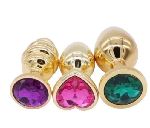 Metal Anal Plug for Couples - Alternative Pleasure Toy