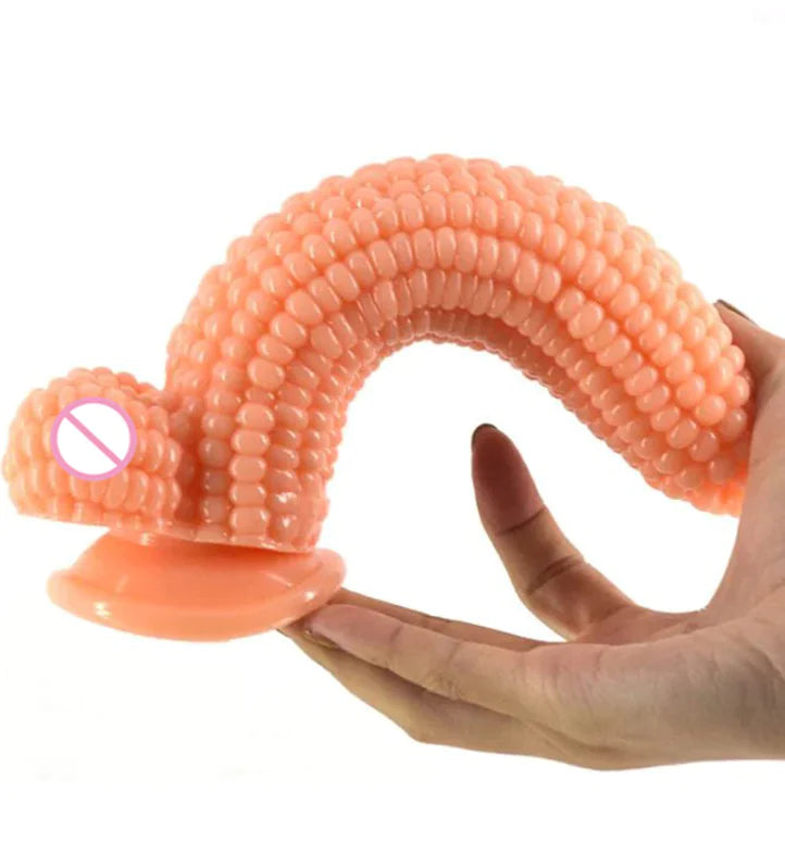 Corn-Style Realistic Masturbator and Anal Plug